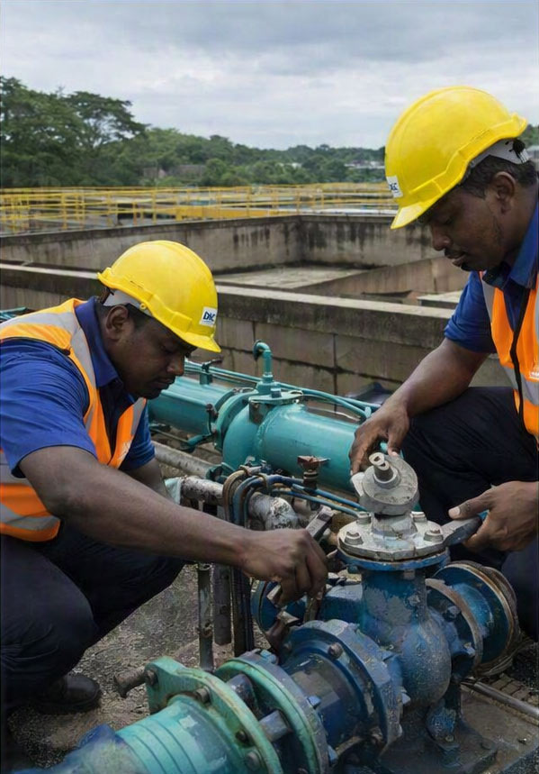 DKC Engineering sewerage engineering project