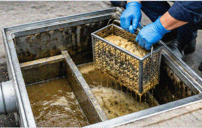 Grease trap installation and cleaning service